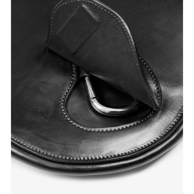 LeMieux Gel-Tek Anatomic Short Stud Girth with Magnet - Black-1